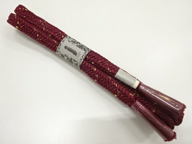 JAPANESE KIMONO / UNUSED HAND-TIED OBIJIME